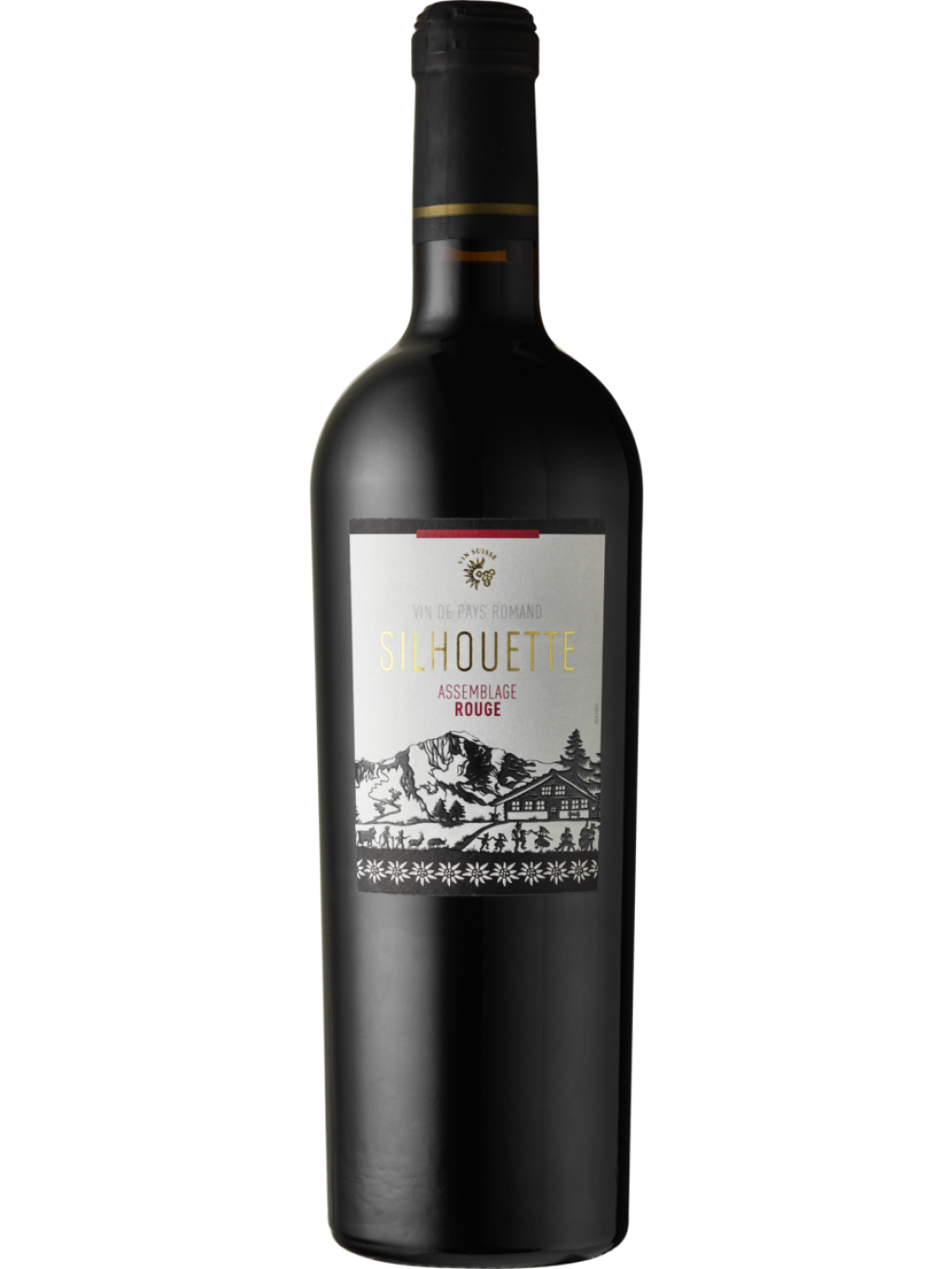 Silhouette, 2022 Assemblage rouge Vin ..