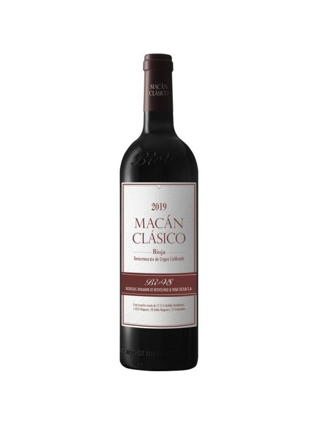 Macán Clásico Rioja DOCa 2021 Bodegas Benjamin de Rothschild & Vega Sicilia (75cl)