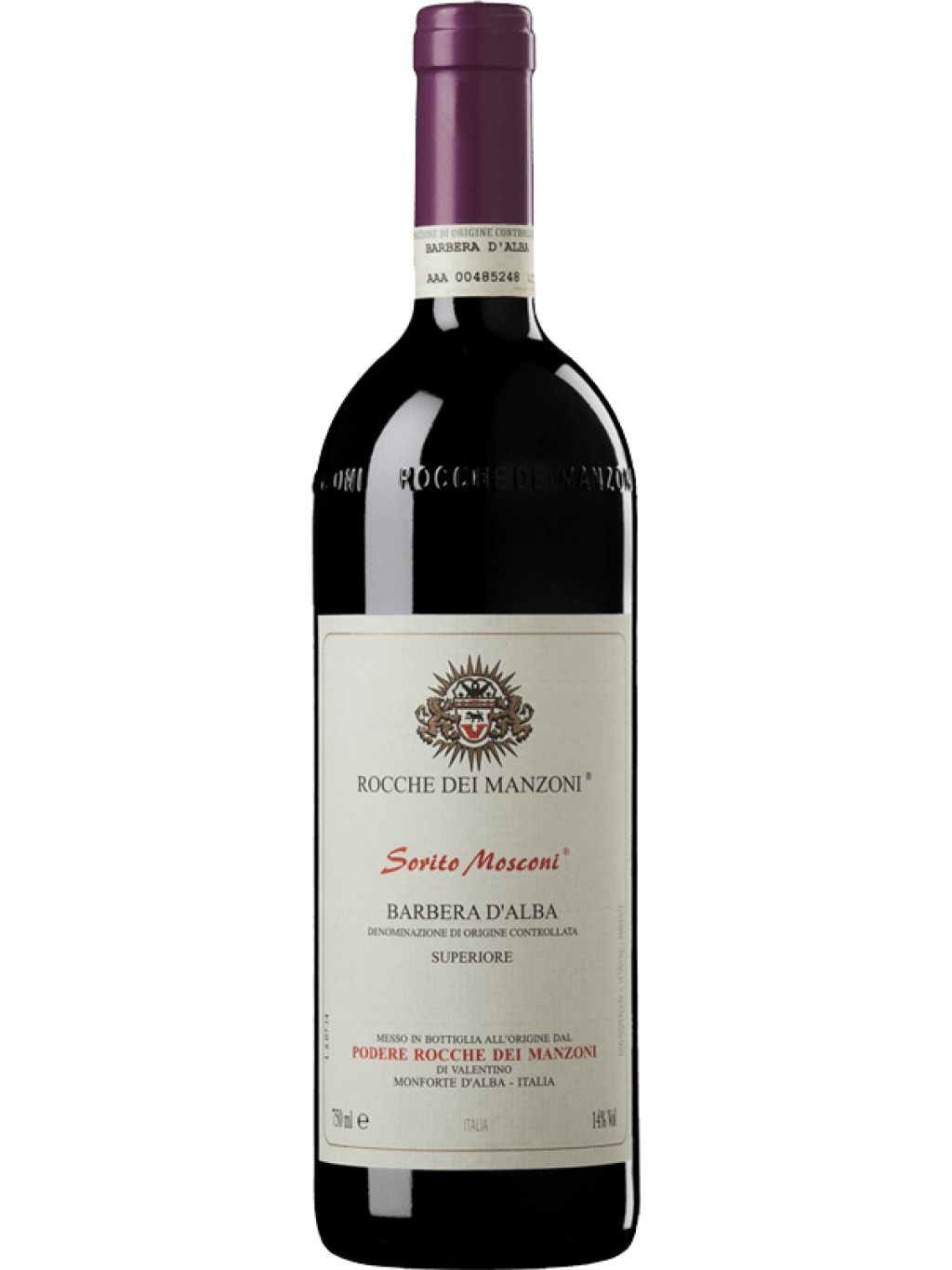 Barbera d'Alba DOC Superiore Sorito Mosconi 2021, Rocche dei Manzoni (75cl)
